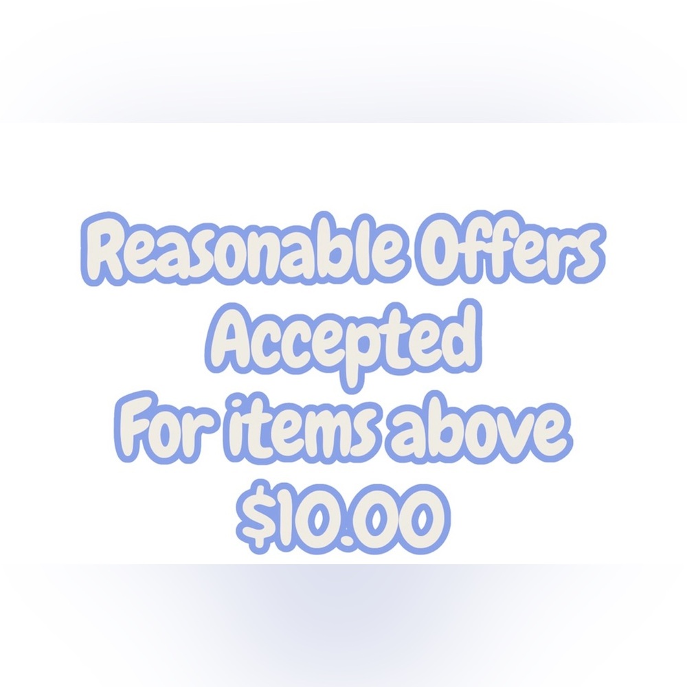 Reasonable Offers welcome!